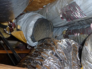 sealing heating ducts
